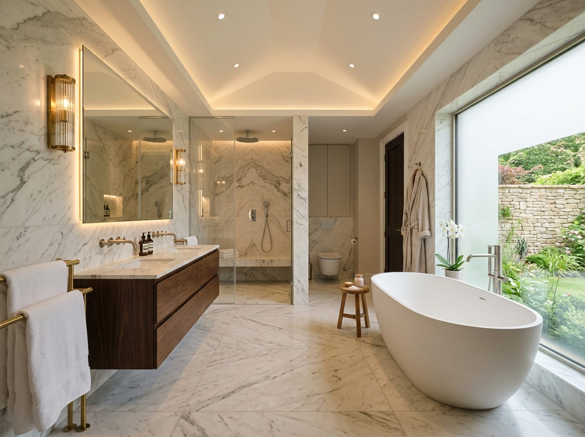 Custom Bathroom Renovation in Hitchcock