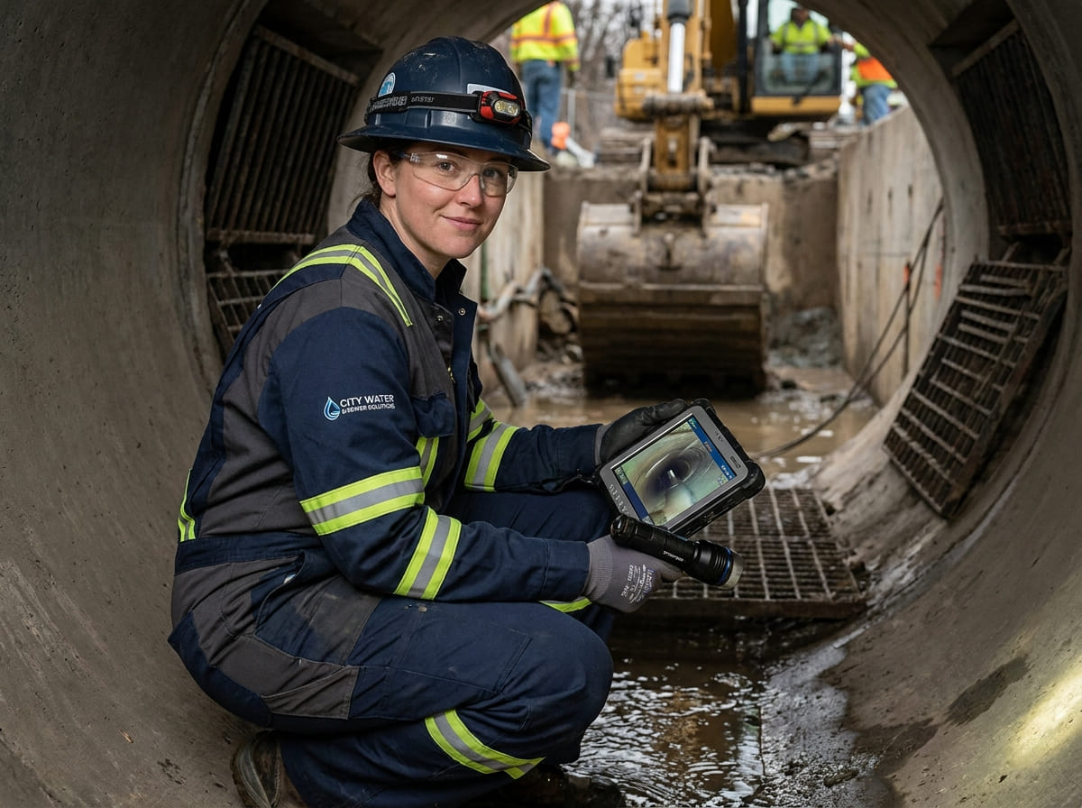 Sewer Line Inspection & Replacement in Hitchcock